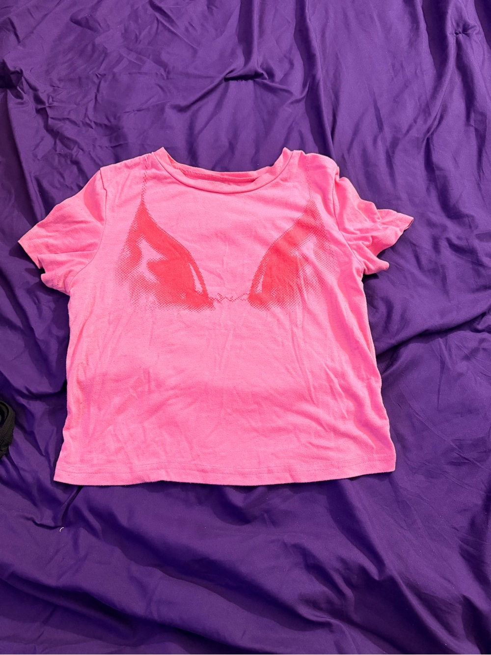 Kids Pink Graphic Short-Sleeve Tee